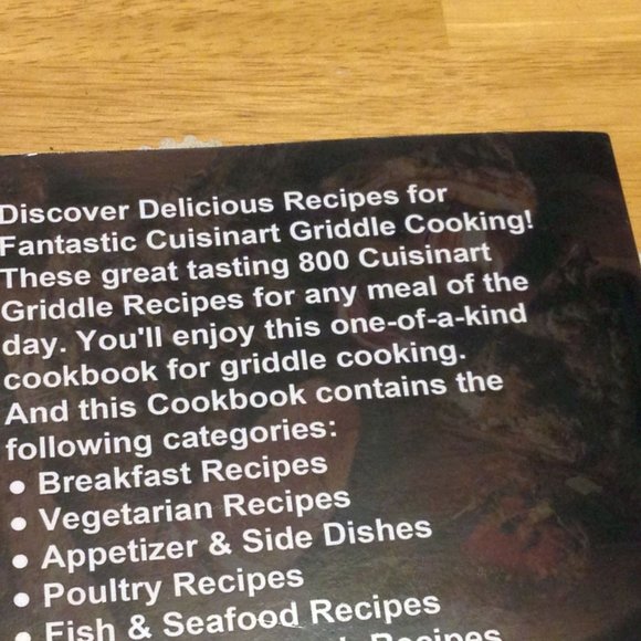 Cuisinart Griddle Cookbook, 250 crispy, easy, healthy recipes - Picture 5 of 10